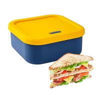 Boîte À Lunch Étanche À L'air - Conteneurs De Préparation Alimentaire Réutilisables | Ensemble De Récipients Alimentaires En Silicone Avec Soupape 'échappement, Lave-vaisselle SAFE | Pour Le Bureau