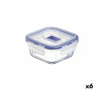 Boîte À Lunch Hermétique Luminarc Pure Box Active 380 Ml Bicolore Verre (6 Unités)