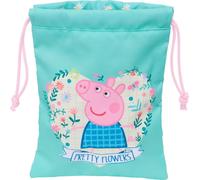 Boîte à lunch Peppa Pig Pretty flowers jaune menthe