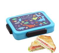 Boîte à lunch pour , boîte à snackle box à 5 compartiments, organisateur alimentaire de style bentoo étanche pour les voyages d'été, l'école, les pique-niques, la plage, le sport, le long v