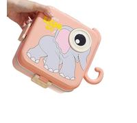 Boîte À Lunch Pour Élève Portable 3 Compartiment Conteneur De Rangement Alimentaire Styles De Dessins Animés En Acier Inoxydable Bentos Bentos Spild Proof Student