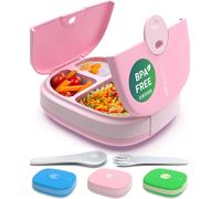 Boîte À Lunch Pour Enfants Avec Couverts,Étanche,Durable,Style Bento,3 Grands Compartiments,Portions Idéales Pour Les Enfants De 3 À 9 Ans,Sans Bpa,Va Au Micro-Ondes Et Au Lave-Vaisselle.[M85]