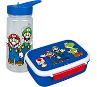 Scooli Set boîte à goûter et gourde – Super Mario