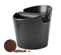 Boite a Marc de Cafe, Knock Box, Boîte à Café en Caoutchouc, Bac Marc a Cafe Pot Marc de Café Récupérateur Marc Café Conteneur Knock-Off Expresso Barista Accessoire avec Barre Frappe Amovible
