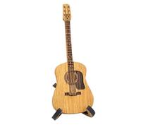 Boîte à médiator de guitare, médiator de guitare épais, Coffret cadeau d'accessoires de guitare cool, Plectres en bois avec boîte de rangement en forme de guitare pour acoustique, électrique, basse, u