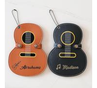 Boîte à Médiator en Bois avec 3 Médiators Personnalisables - Cadeau Unique pour Guitariste, Accessoire pour Guitare Classique et Électrique (Médiator)