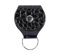 Boîte à médiators de Guitare, étui de Rangement Multifonction avec Porte-clés | Sacs de Rangement légers et élégants pour médiators de Guitare, Basse, ukulélé, Noir, Refer to