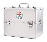 Boîte à Médicaments à Double Ouverture Boîte à Médicaments Ménagers Grande Capacité Boîte De Rangement Pour Médicaments Multicouches Pour La Famille Boîte De Visite De Premiers Soins,36*25*30cm