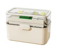Boîte à médicaments - Boîte de rangement pour médicaments, Boîte de rangement pour médicaments | Conteneur de pilules, Conteneur de médicaments de voyage, Boîte de rangement amovible avec poignées