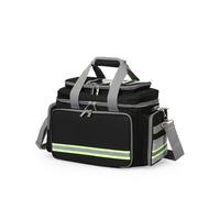 Boîte À Médicaments En Tissu Oxford Imperméable, Sac De Prévention Des Épidémies D'urgence For Consultation Médicale, Pilulier De Camping, Trousse De Médecin(Black)