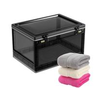 Boîte à médicaments transparente avec mot de passe de qualité supérieure - Multifonctionnelle - Grande capacité - Empilable - Verrouillable - Bac de rangement sûr pour médicaments - Élégant et compact