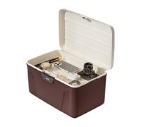 Boîte à médicaments verrouillable - Organiseur portable avec serrure - Grande capacité - Boîte de rangement pour outils, documents, médicaments, maison, école, travail, voyage, voiture, camping