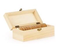 Boîte à messages - GRAINE CREATIVE - Coeurs en bois - 15 x 6 x 7 cm - Intérieur - Mixte