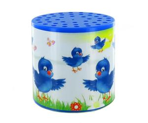 Boîte à meuh oiseau, boîte à oiseau ou à cuicui traditionnelle pour entendre le cri, le chant, la voix ou le cuicui d'un oiseau (la boîte doît être secouée pour émettre le pépiement).