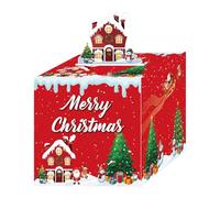 Boîte à monnaie de Noël pour espèces - Ustensiles de vacances interactifs avec 30 pochettes - Boîte à espèces de Noël | Pour anniversaire Halloween Nouvel An Enfants Adultes Famille Amis Mariage