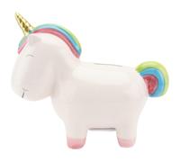 Boîte à monnaie en céramique en forme de licorne, blanche, pour la décoration intérieure des enfants