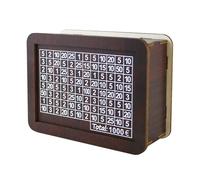 Boîte À Monnaie Réutilisable En Bois,Pour Pièces De Monnaie,Euro,Mallette De Rangement - Type Eur 1000