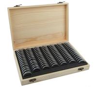 Boîte à Monnaies pour bois 30 Cases Réglable 12-46mm Boîte à(100pcs)