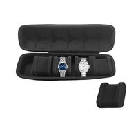 Boîte à Montres de Voyage - Étui à Montres Portable avec 5 Compartiments | Boîtier de Voyage en EVA pour Hommes & Femmes | Antichoc, Résistant aux Rayures & Compact | Rangement de Montre pour Voyages