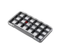 Greys Boîte de Rangement Mince pour Articles de pêche | Boîte de Rangement Flottante étanche | Rangement avec Couvercle Transparent | Convient pour Veste ou Poche de Gilet | Fermeture magnétique | 18