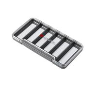 Greys Boîte de Rangement Mince pour Articles de pêche | Boîte de Rangement Flottante étanche | Rangement avec Couvercle Transparent | Convient pour Veste ou Poche de Gilet | Fermeture magnétique | 6