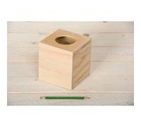 Artemio Boîte à mouchoirs carrée en bois 14 × 13 × 13 cm