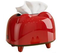 Boîte à mouchoirs avec ressort de levage interne pour un accès facile et une fermeture sécurisée du couvercle, convient pour différentes pièces, y compris pour le salon, la chambre à coucher et la