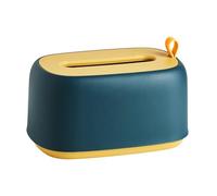 Boîte à mouchoirs Boîte à mouchoirs en acrylique de couleur pure for la maison, la chambre d'hôtel, le bureau Housse de boîte à mouchoirs(Blue)