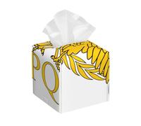 Boîte à mouchoirs carrée en PVC, Motif Drapeau du Sénat de l'empire Romain SPQR, Support décoratif Moderne pour Meuble-lavabo
