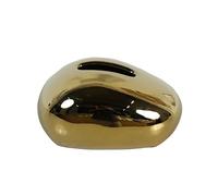 Boîte à mouchoirs Couvercle de boîte à mouchoirs, support créatif grande capacité adapté au salon Porte-mouchoirs décoratif(Gold)