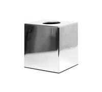 Boîte à Mouchoirs Cube Chromée - - - Acier 120x120x130mm