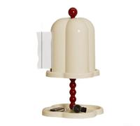 Boîte à mouchoirs de style vintage pour salon, boîte de rangement multifonction avec esthétique vintage, compartiments à deux niveaux pour organiser les mouchoirs et les essentiels, boîte de rangement