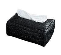 Boîte à mouchoirs de Voiture,Boîte à mouchoirs Suspendue pour Voiture,Boîte à mouchoirs pour accoudoir Central Voiture,Boîte à mouchoirs de en Cuir PU pour siège arrière Accessoires de Voiture (Noir)