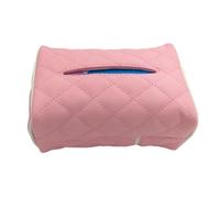 Boîte à Mouchoirs de Voiture en Cuir PU Rose, Compacte pour Appui-tête | Accès Rapide aux Papiers, Ne Gêne Pas la Vue, Usage Siège Arrière, Pratique pour Conducteurs et Covoiturage