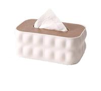 Boîte à mouchoirs décorative Boîte à mouchoirs de Bureau Simple et Grande capacité for Le Salon, idéale for Ranger Les Serviettes en Papier(Blanc)