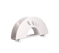 Boîte à mouchoirs décorative tendance en acier inoxydable pour serviette, porte-serviettes de table, carré à clip occidental, café, demi-cercle vertical