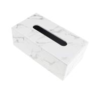 Boîte à mouchoirs élégante Porte-Serviettes en marbre, décoration de Table for la Maison Couvre-boîte à mouchoirs carré