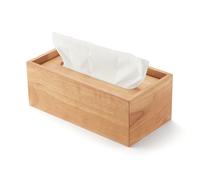 Boîte à mouchoirs en bois 24.5 x 12 x 9 cm One Colour One Size