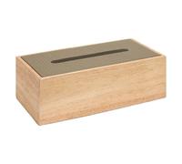 Boîte à Mouchoirs en Bois "Bonie" 27cm Kaki