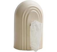 Boîte à mouchoirs en céramique avec distributeur arqué multicolore