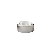 Boîte à mouchoirs en crin de cheval, style moderne, idéale for un salon ou un bureau. Boîte à mouchoirs de style nordique, accessoire de décoration for la maison.(White-Small)