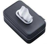 Boîte à mouchoirs en cuir pour intérieur de voiture avec sangle élastique, compatible avec plusieurs positions d'installation pour une utilisation facile