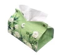 Boîte à mouchoirs en Cuir synthétique avec Port en V Distributeur Serviettes en Forme V Distributeur de mouchoirs cosmétiques Distributeur mouchoirs Voiture Boîte Distributeur