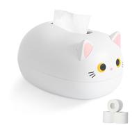 Boîte à Mouchoirs en Forme De Chat De Dessin Animé, Porte-Couvercle De Boîte De Mouchoirs en Plastique De Dessin Animé, Mignon Boîte à Mouchoirs, Porte-Mouchoirs Boite a Mouchoirs Rectangulaire