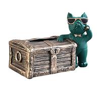 Boîte à mouchoirs en Forme de Chat rétro - Sculpture Animale Unique pour la Cuisine, Le Bureau, Le Salon, la Chambre, la Voiture et Le Bar. Décoration d'intérieur