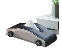 Boîte à mouchoirs en forme de voiture - Distributeur de mouchoirs décoratif résistant à la chaleur pour salle de bain - Anti-humidité
