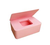 Boîte à mouchoirs en Plastique Anti-poussière for la Maison, Joint de Bureau, décoration de Bureau à Domicile, boîte à mouchoirs humides(Pink)