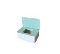 Boîte à mouchoirs en Plastique avec Couvercle, idéale for Ranger Les lingettes humides ou Le Papier, for la décoration de Maison du Bureau(Mint)