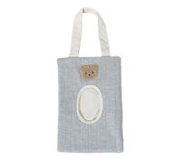 Boîte À Mouchoirs En Tissu Avec De Jolis Motifs D'animaux, Facile À Transporter, Boîte Mouchoirs Suspendue Pour Les Familles Avec Bébés Et Tout-petits