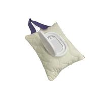 Boîte à mouchoirs for voiture, sac essuie-tout étanche for poussette, lingettes humides, suspendu Pour Cuisine, Salon, WC, Voiture(Light yellow)